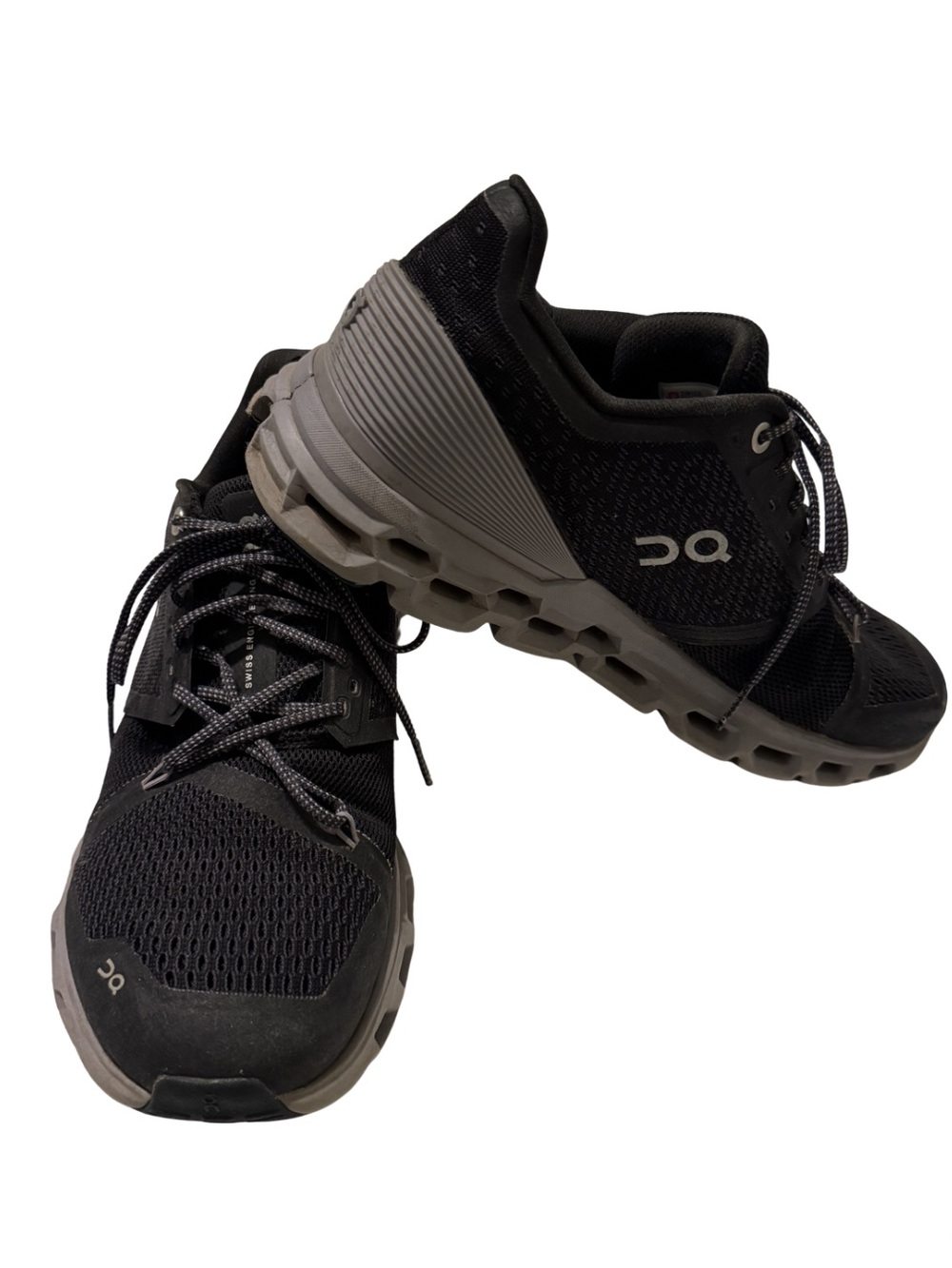 On Cloud Lightweight Black & Lavender Running Shoes - Picture 4 of 6